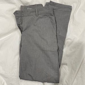 Gap Broken-In Straight Leg Khakis- Size 2 Regular - Grey
